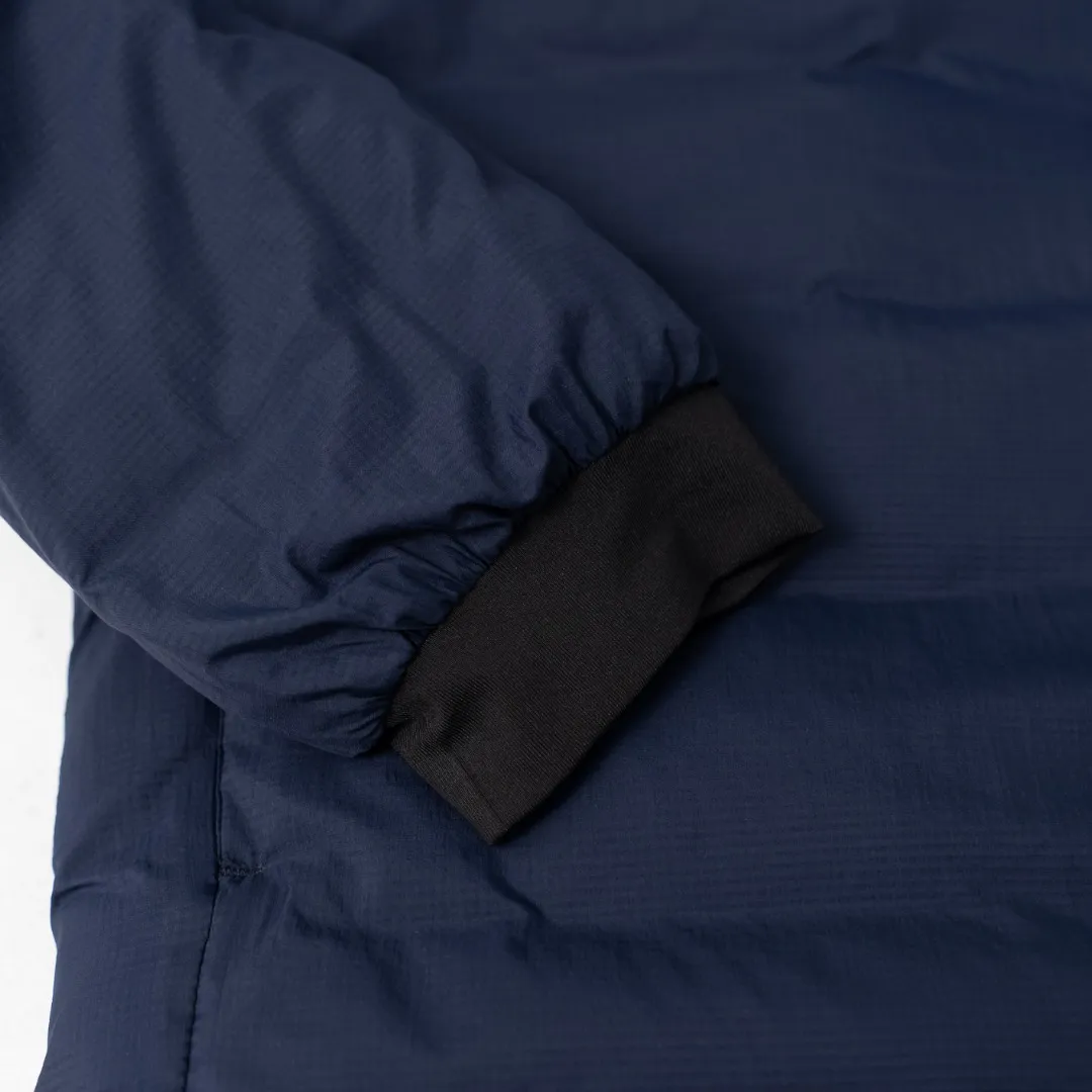 P880 CANADA GOOSE丨Canada Goose 5079 single zipper sleeve logo stand collar down jacket Color: Dark Blue Size: S-XXL